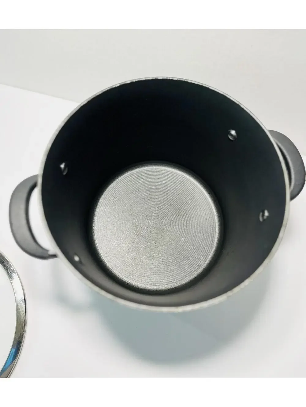 Circulon Stock Pot 8 Qt Premier Professional Non Stick Glass Lid Silicon Handle